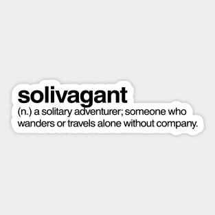 Solivagant Sticker